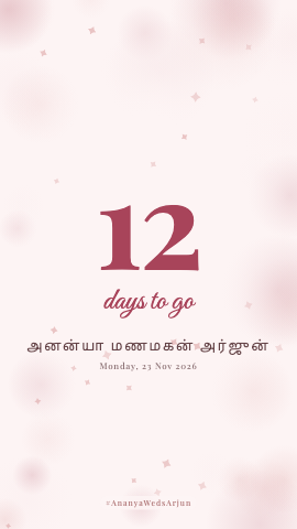 Days To Go · Blush — wedding invitation video design