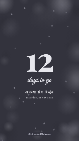 Days To Go · Silver — anniversary invitation video design