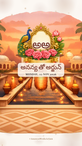 Crest & Resort — wedding invitation video design