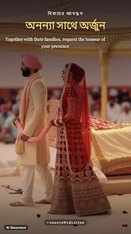 Anand Karaj Film — wedding invitation video design