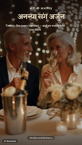Silver Years Film — anniversary invitation video design
