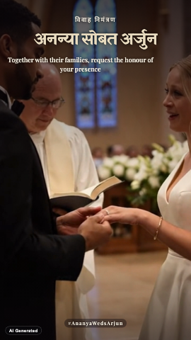 Church Wedding Film — wedding invitation video design