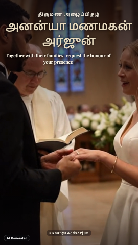 Church Wedding Film — wedding invitation video design