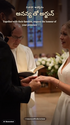Church Wedding Film — wedding invitation video design