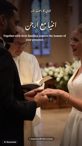 Church Wedding Film — wedding invitation video design