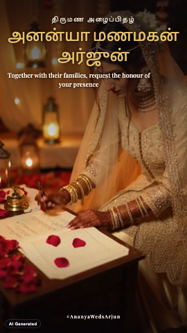 Nikah Film — wedding invitation video design