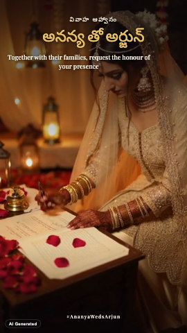 Nikah Film — wedding invitation video design