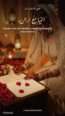 Nikah Film — wedding invitation video design
