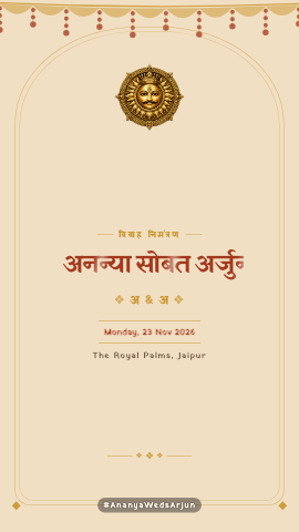 Thar Saga — wedding invitation video design