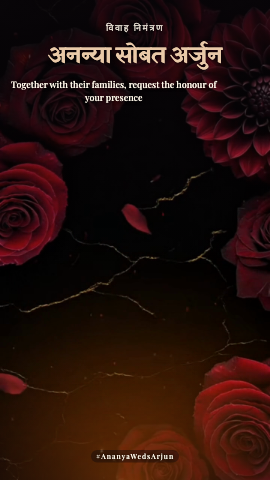 Chandni Vows — wedding invitation video design