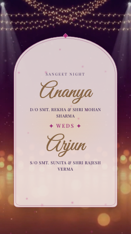 Sangeet Lights