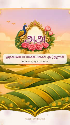 Sunset Fields — wedding invitation video design