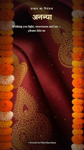 Marble Utsav — festival invitation video design